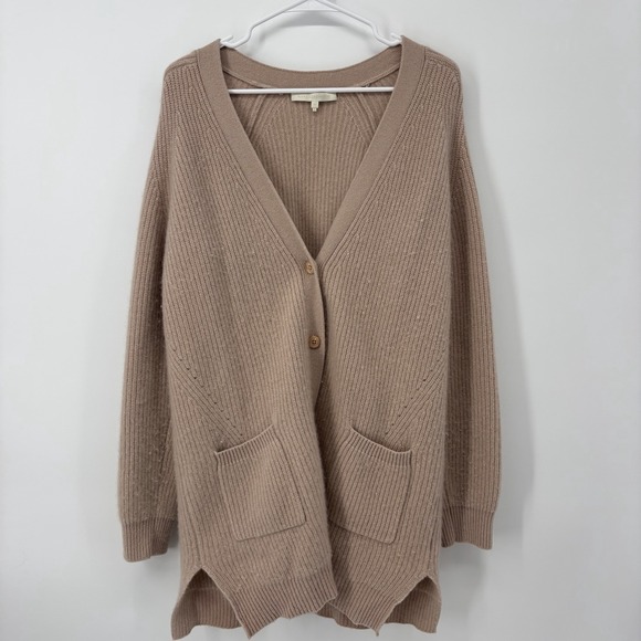Naked Cashmere Sweaters - NakedCashmere 100% Cashmere Nude Pink Cardigan Sweater Women's 2X Button Up